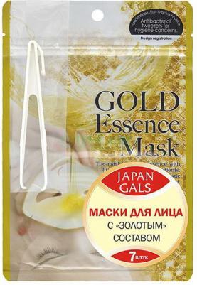 Маска для лица "Gold Essence", с экстрактом золота, 7 шт
