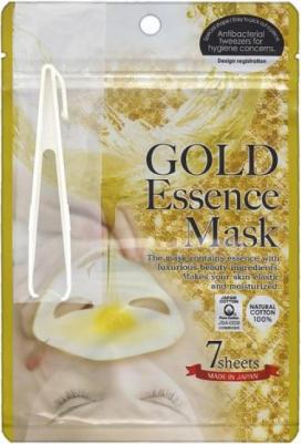 Маска для лица "Gold Essence", с экстрактом золота, 7 шт – фото 4