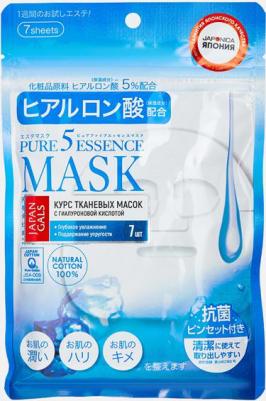 Маска для лица "Pure 5 Essential", с гиалуроновой кислотой, 7 шт