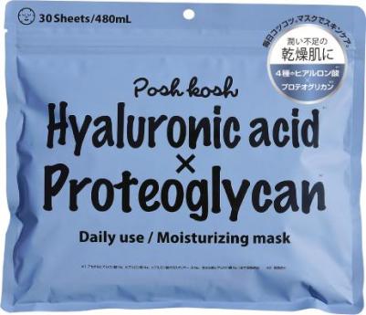 Маски для лица Posh Kosh увлажняющие 4 вида гиалуроновой кислоты протеогликан – фото 8