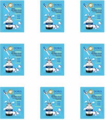 DORIS Тканевая ампульная маска с гиалуроновой кислотой HYALURONIC ACID REAL ESSENCE MASK, 25 мл – фото 3