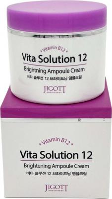 Крем для лица Ампульный крем для улучшения цвета лица с витамином B 12
