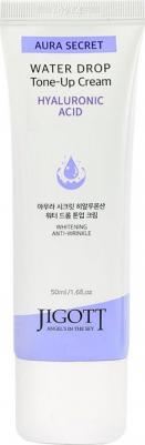 Крем для лица увлажняющий с гиалуроновой кислотой Aura Secret Hyaluronic Acid Water Drop Tone Up Cream, 50 мл – фото 4
