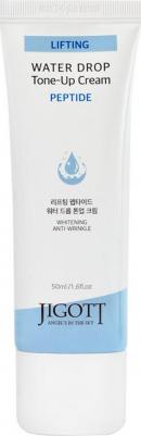 Крем-лифтинг для кожи лица с пептидами Lifting Peptide Water Drop Tone Up Cream, 50 мл – фото 3