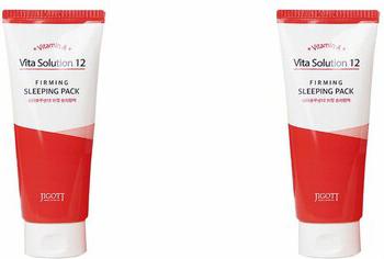 Маска для лица ночная укрепляющая Vita Solution 12 Firming Sleeping Pack, 180 мл – фото 4