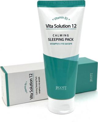 Маска для лица ночная успокаивающая Vita Solution 12 Calming Sleeping Pack, 180 мл