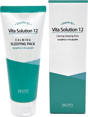 Маска для лица ночная успокаивающая Vita Solution 12 Calming Sleeping Pack, 180 мл – фото 3