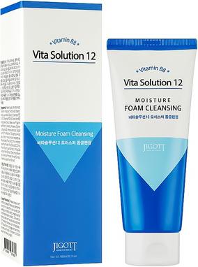 Пенка для лица Vita Solution 12 Moisture Foam Cleansing очищ. увлажняющая, 180 мл – фото 2
