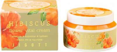 Питательный крем для лица с экстрактом Гибискуса Hibiscus Flower Vital Cream, 100 мл – фото 1
