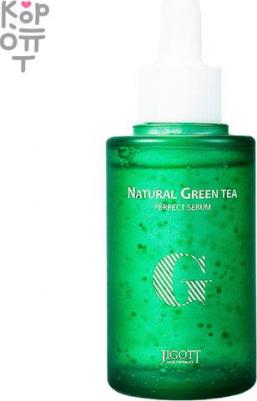 Сыворотка увлажняющая с зелёным чаем Natural Green Tea Perfect Serum 50ml – фото 4
