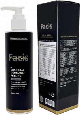 Скатка для лица с черным углем Facis Charcoal Gommage Peeling – фото 2