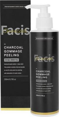 Скатка для лица с черным углем Facis Charcoal Gommage Peeling – фото 3