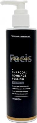 Скатка для лица с черным углем Facis Charcoal Gommage Peeling – фото 5
