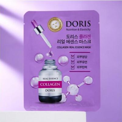 [] Тканевая ампульная маска с коллагеном. Doris Collagen Real Essence Mask, 10 шт – фото 1