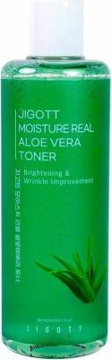 Тонер для лица увлажняющий с алоэ Moisture Real Aloe Vera Toner, 300 мл – фото 8