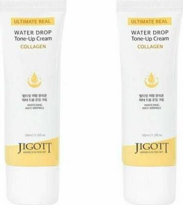 Тонизирующий крем для лица с коллагеном Ultimate Real Collagen Water Drop Tone Up Cream 50ml – фото 1