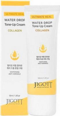 Тонизирующий крем для лица с коллагеном Ultimate Real Collagen Water Drop Tone Up Cream 50ml – фото 2