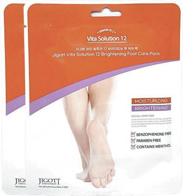 Vita Solution 12 Brightening Foot Care Pack - Освежающая маска для ног 20мл – фото 1