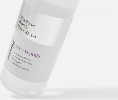 Антивозрастной тонер-бустер для лица корейский с пептидами Skin Boost PeptideToner XL 1.0, 600 мл – фото 4