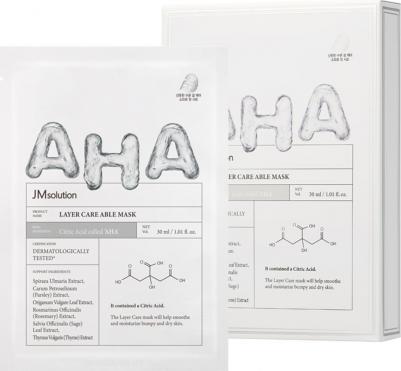 Маска Layer Care Able AHA Mask Тканевая маска с AHA-кислотой 30ml – фото 1