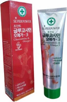 Массажный крем с глюкозамином и омега-3 Super Power Glucosamine&Omega-3 Massage Body Cream 165 ml – фото 4