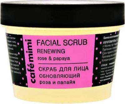Скраб для лица "Обновляющий" роза и папайя, 110 мл – фото 6