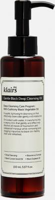 гидрофильное масло для снятия макияжа и умывания Gentle Black Deep Cleansing Oil, 150 мл, 150 г