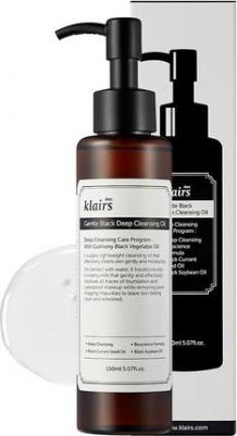 гидрофильное масло для снятия макияжа и умывания Gentle Black Deep Cleansing Oil, 150 мл, 150 г – фото 7