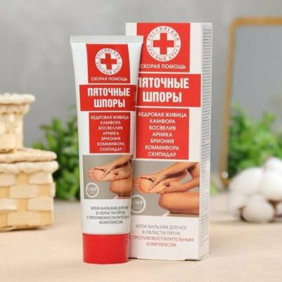 Скорая Помощь Пяточные шпоры крем-бальзам для пяток, 100 мл 1 шт