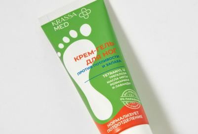 Крем для ног Крем-гель для стоп против потливости и запаха – фото 7