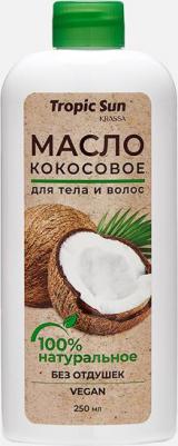 Масло кокосовое, Tropic San, для ухода за кожей и волосами, 250 мл, 2 шт
