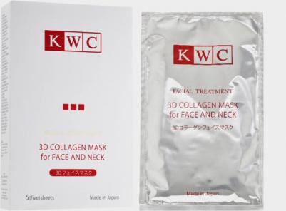 3D Коллагеновая маска для лица и шеи Facial Treatment 3D Collagen mask for Face and Neck 5 шт