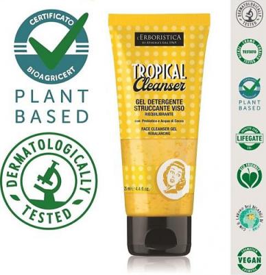 Гель для умывания Натуральный Гель с пребиотиком очищающий для лица "Тропический" 125.0 – фото 3