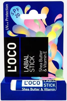 Бальзам для губ LABIAL STICK Масло ши & Витамин E spf 20 4,4 гр – фото 1