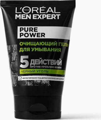 Очищающий Гель для умывания Men Expert 5 действий против проблем кожи с черным углем, 100 мл – фото 9