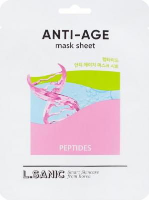 Anti-Age Mask Sheet Peptides Антивозрастная тканевая маска с пептидами 25мл – фото 3
