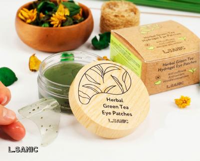 Гидрогелевые патчи с экстрактом зеленого чая Herbal Green Tea Hydrogel Eye Patches – фото 1