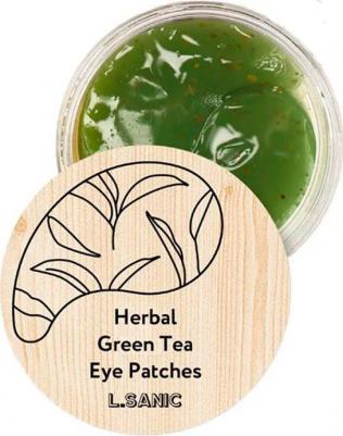 Гидрогелевые патчи с экстрактом зеленого чая Herbal Green Tea Hydrogel Eye Patches – фото 4