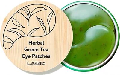 Гидрогелевые патчи с экстрактом зеленого чая Herbal Green Tea Hydrogel Eye Patches – фото 5