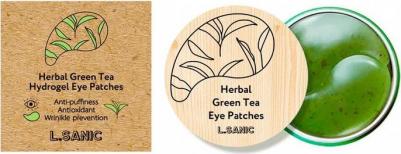 Гидрогелевые патчи с экстрактом зеленого чая Herbal Green Tea Hydrogel Eye Patches – фото 11