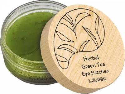 Гидрогелевые патчи с экстрактом зеленого чая Herbal Green Tea Hydrogel Eye Patches – фото 13