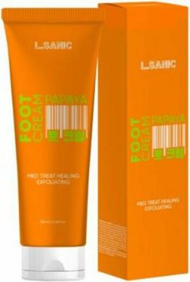 Крем-пилинг для ног с экстрактом папайи - med treat healing exfoliating foot cream, 100мл – фото 4