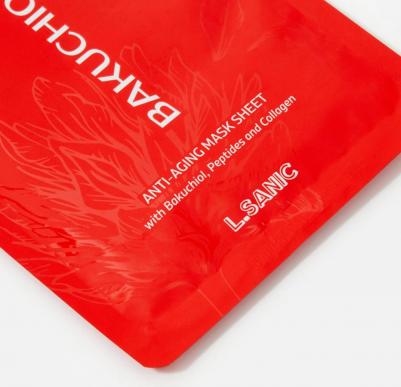 Маска для лица Антивозрастная омолаживающая тканевая маска с бакучиолом Bakuchiol Anti-Aging Mask Sheet – фото 1