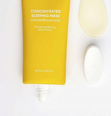 Маска концентрированная ночная с коллагеном и юдзу Collagen & Yuja Concentrated Sleeping Mask, 60 мл – фото 3
