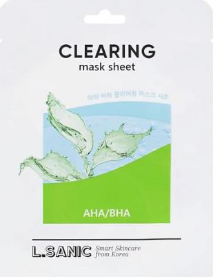 Очищающая тканевая маска с кислотами AHA/BHA Clearing Mask Sheet