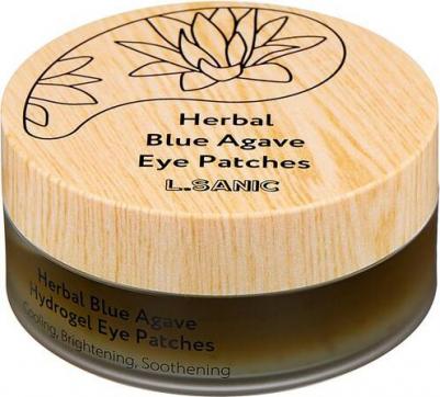 Патчи для глаз Гидрогелевые патчи с экстрактом голубой агавы Herbal Blue Agave Hydrogel Eye Patches 60шт – фото 8
