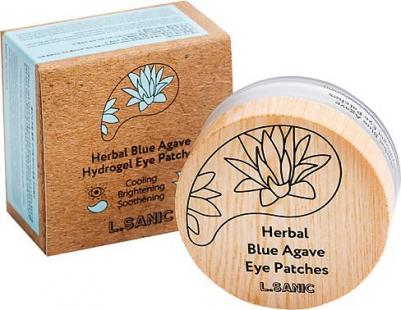 Патчи для глаз Гидрогелевые патчи с экстрактом голубой агавы Herbal Blue Agave Hydrogel Eye Patches 60шт – фото 9