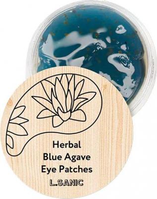 Патчи для глаз Гидрогелевые патчи с экстрактом голубой агавы Herbal Blue Agave Hydrogel Eye Patches 60шт – фото 18