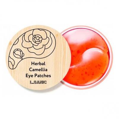 Патчи для глаз Гидрогелевые патчи с экстрактом камелии Herbal Camellia Hydrogel Eye Patches 60шт – фото 15