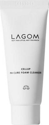 Очищающая пенка для умывания с гималайской солью c нейтральным pH балансом Cellup Ph Cure Foam Cleanser 120мл – фото 2